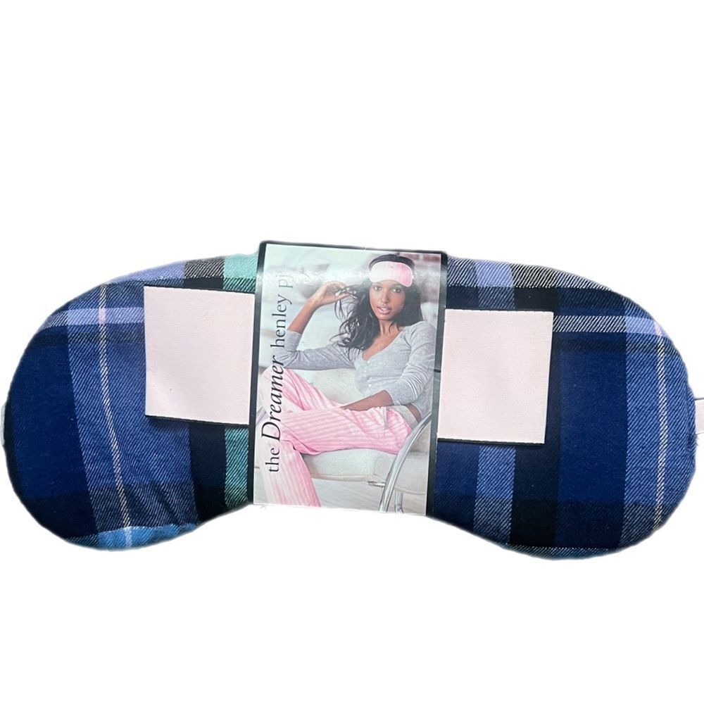 victoria's secret sleepingโmask The Dreamer Henley flannel pj plaid